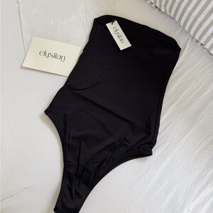 Elysiian Aliso One Piece Bikini - Black NWT